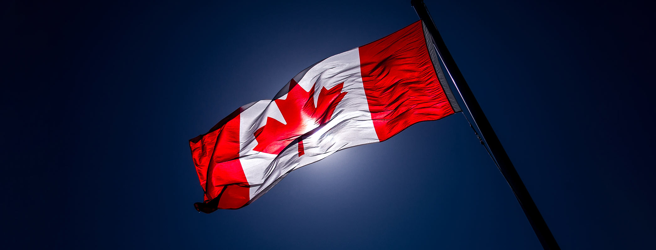 BLG homepage Canada flag